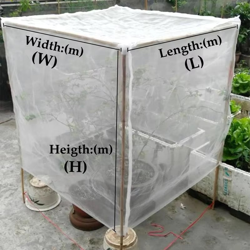 Thicken 40 Mesh Fruit Tree Bonsai Flower Plants Protection Garden Cover Net Cage Nylon Anti Bird Netting Insect Control Net