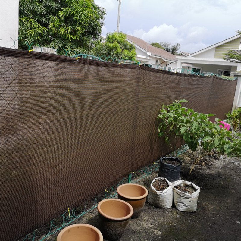 96% Shading Thicken Outdoor Anti-UV Coffee Brown Sun Shade Net Gazebos Camping Tent Sunshade Sails Balcony Privacy Screen Garden Fence Netting