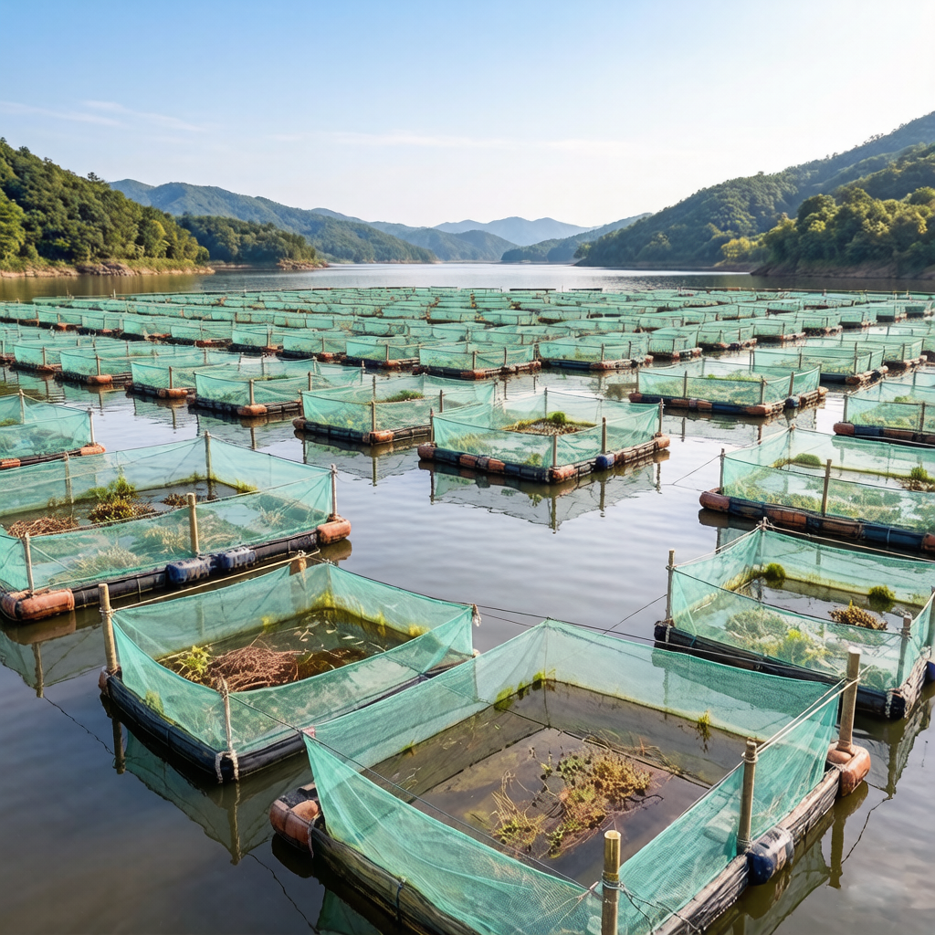 Fish Fry Breeding Cage Net Safe Fish Rearing Mesh Simple Design for Ponds and Aquarium Tanks