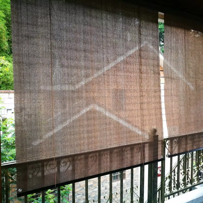 90% Shade Anti UV Chocolate Brown HDPE Sun Shade Net Garden Plants Sunshade Net Cover Mesh Balcony Privacy Screen