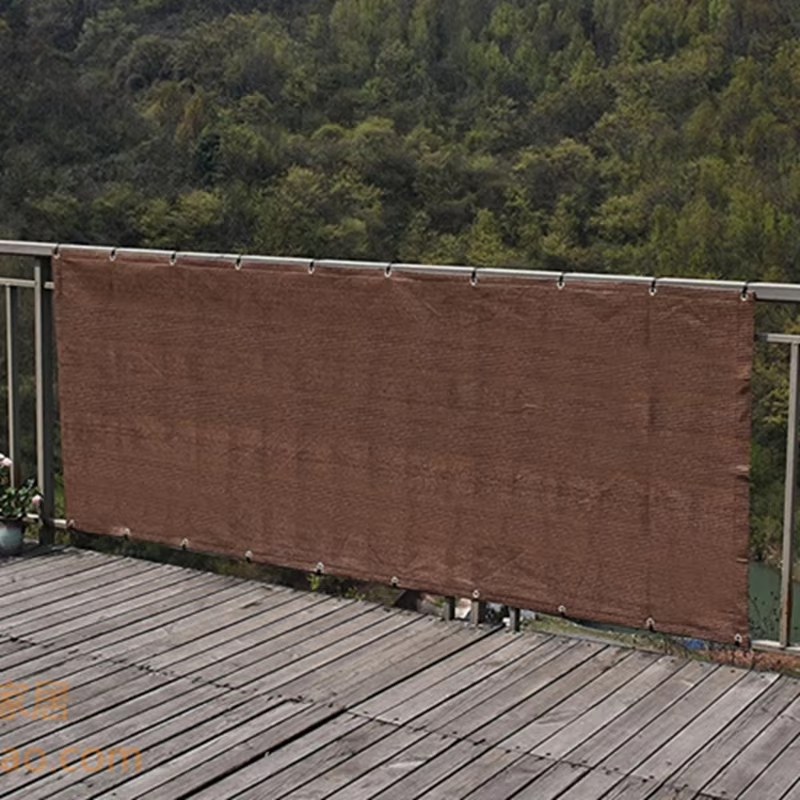 90% Shade Anti UV Chocolate Brown HDPE Sun Shade Net Garden Plants Sunshade Net Cover Mesh Balcony Privacy Screen
