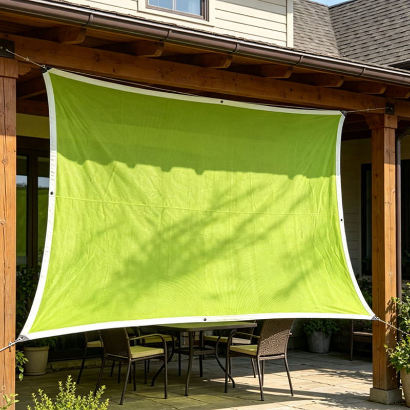 New 90% Shading  Apple Green Sunshade Outdoor Anti-UV HDPE Sun Shade Net Balcony Privacy Screen Mesh