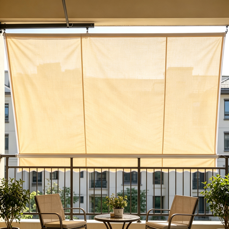 New 90% Shading Red Yellow  Sunshade Outdoor Anti-UV HDPE Sun Shade Net Balcony Privacy Screen Mesh