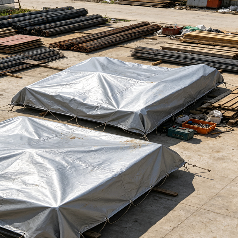 Silvery Brown PE Tarpaulin Garden Waterproof Sun Shade Net Canopy Awnings Balcony Plants Cover Car Truck Rainproof Cloth