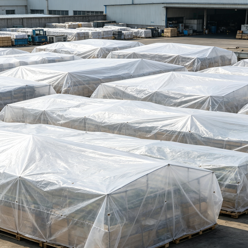 New Transparent PE Tarp Gazebo Canopy Awnings Outdoor Garden Succulent Plants Rainproof Cloth Keep Warm Tarpaulin