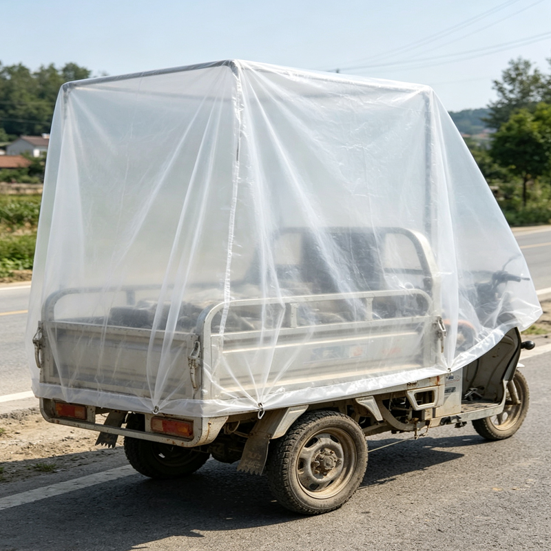 New Transparent PE Tarp Gazebo Canopy Awnings Outdoor Garden Succulent Plants Rainproof Cloth Keep Warm Tarpaulin