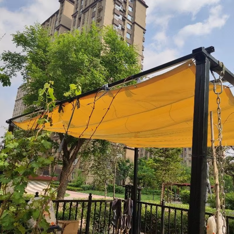 Yellow 500GSM Heavy Duty PVC Tarpaulin Waterproof Knife Cloth Camping Tent Groundsheet Gazebos Canopy Awnings Shading Sails