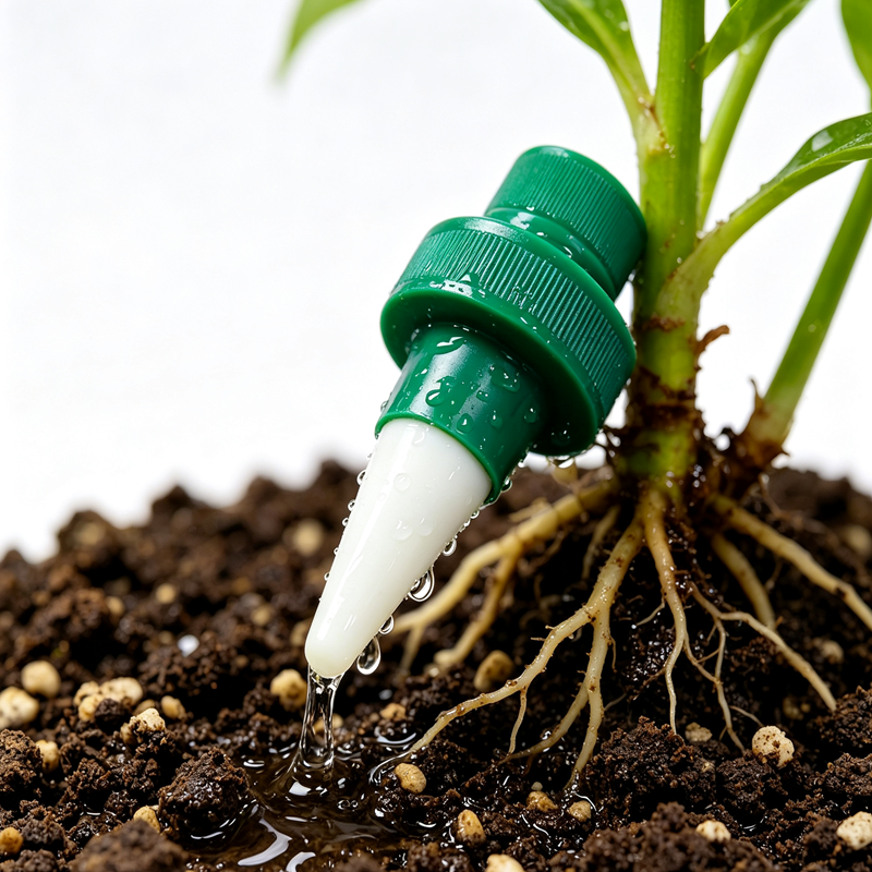Automatic Plant Self‑Watering Device, Ceramic Slow Release Water Spikes for Houseplants, Travel Plant Waterer for Potted Plants