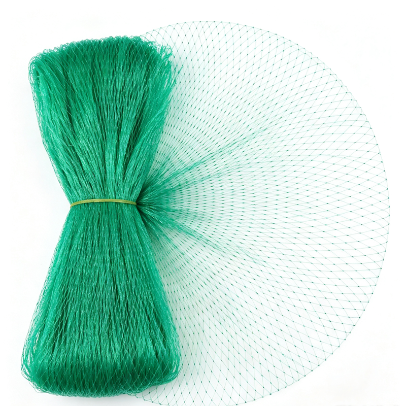 Customizable brand‑new polyethylene green fold‑able eco‑friendly bird‑proof net, suitable for protecting fruit trees and gardens in courtyards
