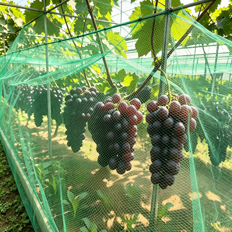 Customizable brand‑new polyethylene green fold‑able eco‑friendly bird‑proof net, suitable for protecting fruit trees and gardens in courtyards