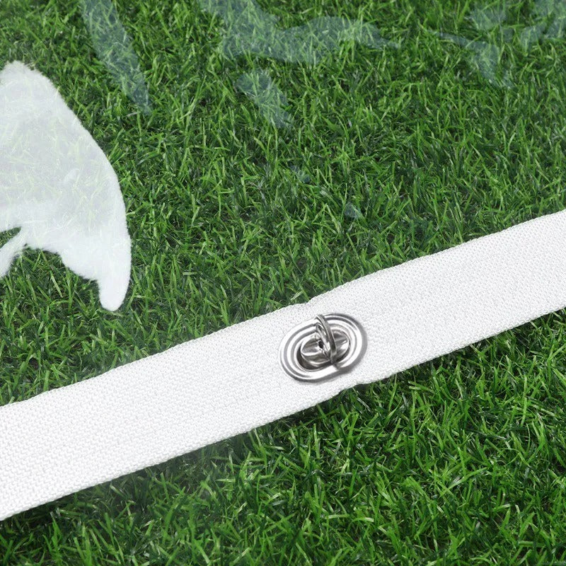 0.35MM Outdoor Heavy-duty Transparent PVC Tarpaulin With Removable Oval Twist Locks Pergola Clear Windproof Screen Tarp Curtain