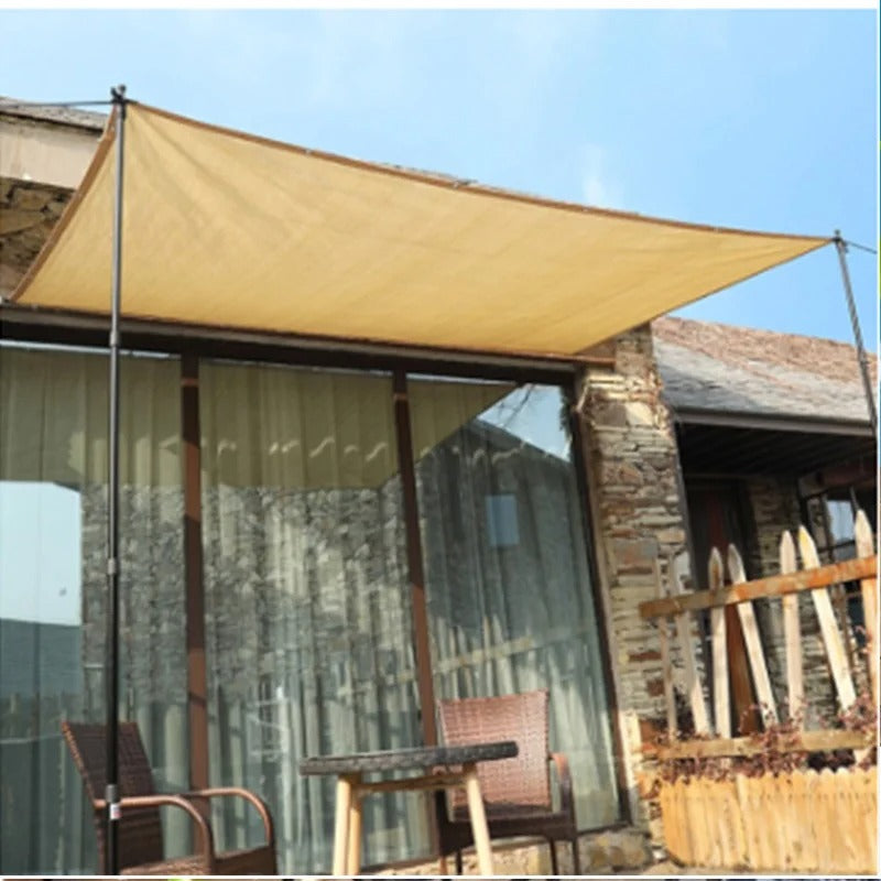 New 90% Shading Red Yellow  Sunshade Outdoor Anti-UV HDPE Sun Shade Net Balcony Privacy Screen Mesh