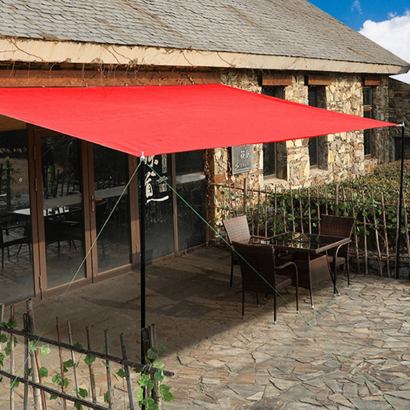 New 90% Shading Red  Sunshade Outdoor Anti-UV HDPE Sun Shade Net Balcony Privacy Screen Mesh