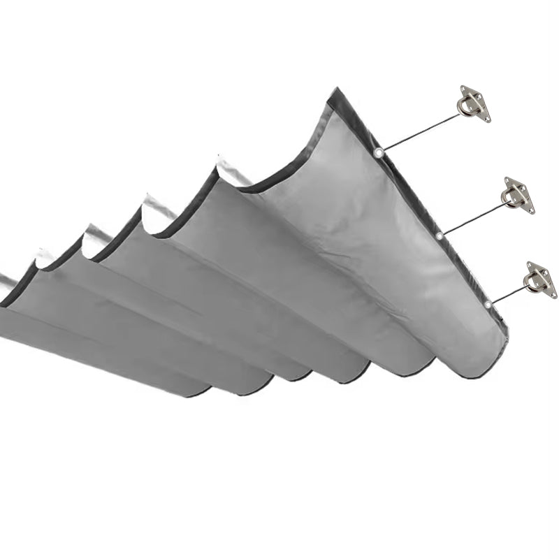 90% Shading Waterproof Sliding Canopy Home Garden Telescopic Awning Pergolas Patio Sunproof Retractable Wave Sunshade Net