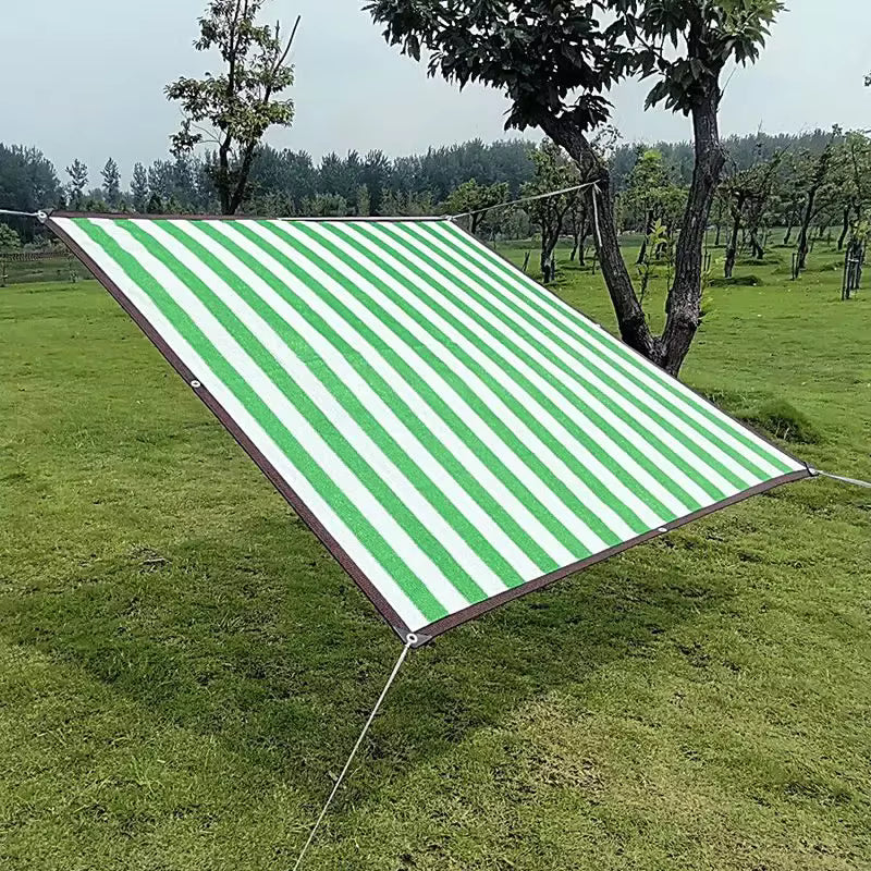85~95% Anti UV Outdoor Patio Strip Color Sun Shade Net Car Garden Succulent Plants Sunshade Net Balcony Privacy Screen