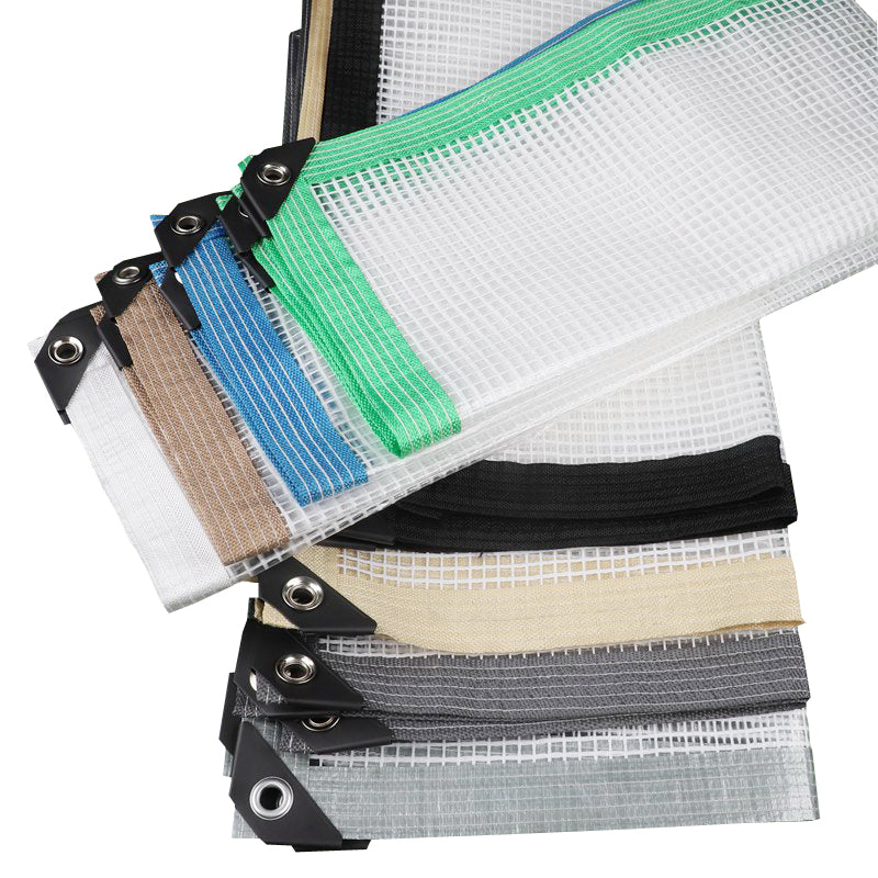 0.35mm 100% Waterproof Thicken PE Mesh Reinforced Tarpaulin Garden Plants Cover Balcony Pergolas Gazebo Furniture Rainproof Cloth