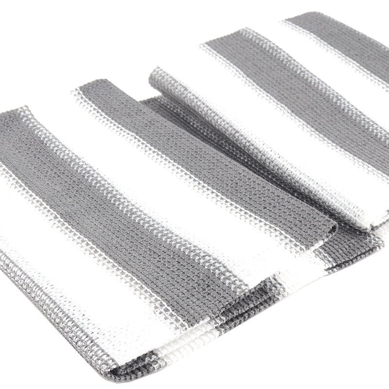 85% Shading Anti-UV Grey White Stripe Sun Shade Net Garden Plants Cover Sunshade Net Balcony Screen Privacy Safety Fence Nets