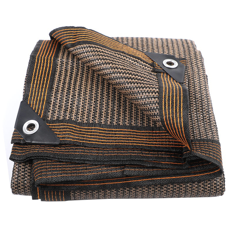 85~90% Shading Anti-UV Coffee Brown HDPE Sun Shade Net Swimming Pool Sunshade Mesh Balcony Screen