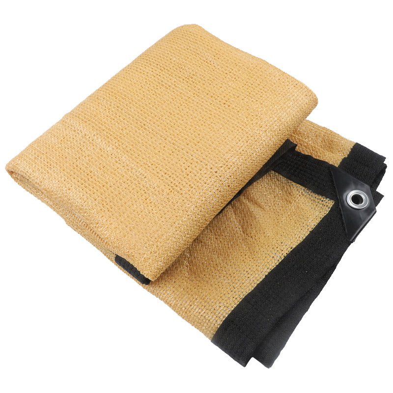New 90% Shading Red Yellow  Sunshade Outdoor Anti-UV HDPE Sun Shade Net Balcony Privacy Screen Mesh