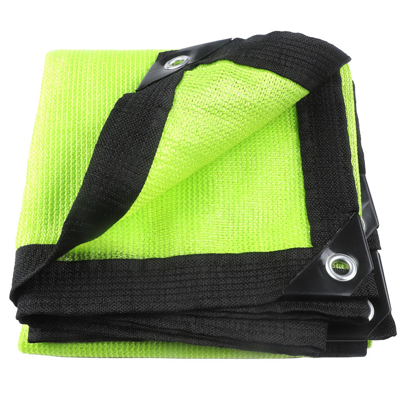New 90% Shading  Apple Green Sunshade Outdoor Anti-UV HDPE Sun Shade Net Balcony Privacy Screen Mesh