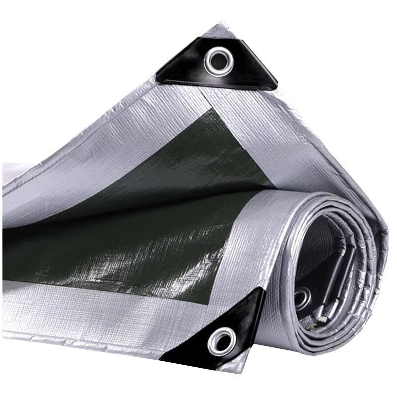 PE Tarpaulin Rainproof Canopy Awnings Balcony Plants Cover Car Truck Garden Furniture Waterproof Colver