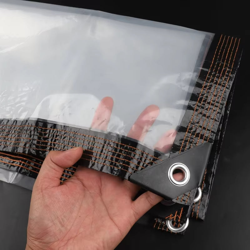 Customize Transparent PE Film Tarpaulin Garden Succulent Plants Rain Shelter Waterproof PE Tarp Cover