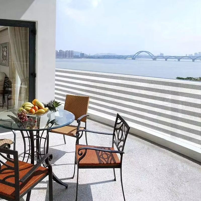85% Shading Anti-UV Grey White Stripe Sun Shade Net Garden Plants Cover Sunshade Net Balcony Screen Privacy Safety Fence Nets