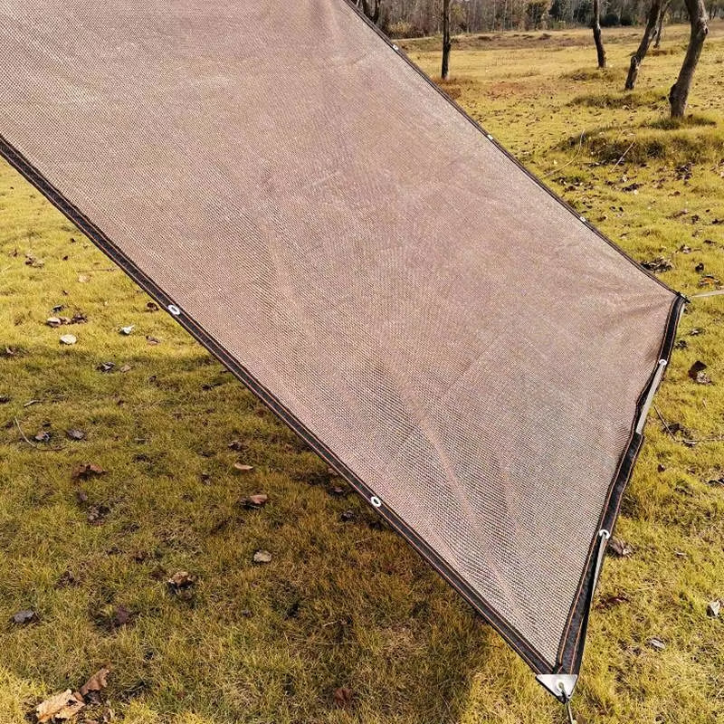 85~90% Shading Anti-UV Coffee Brown HDPE Sun Shade Net Swimming Pool Sunshade Mesh Balcony Screen