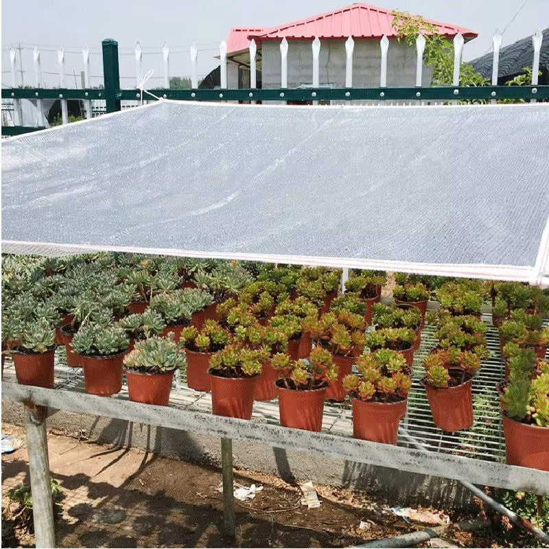 Outdoor Aluminum Foil Sun Shade Net Car Shed Rooftop Shading Sail Garden Shelter Awning Pergolar Terrace Sunshade Cloth