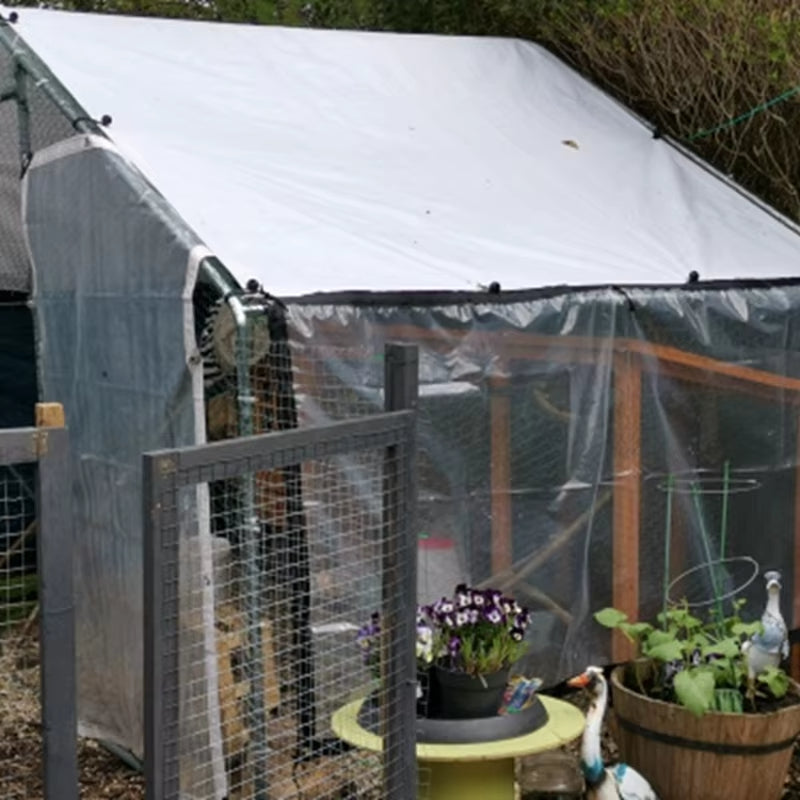 Customize Transparent PE Film Tarpaulin Garden Succulent Plants Rain Shelter Waterproof PE Tarp Cover