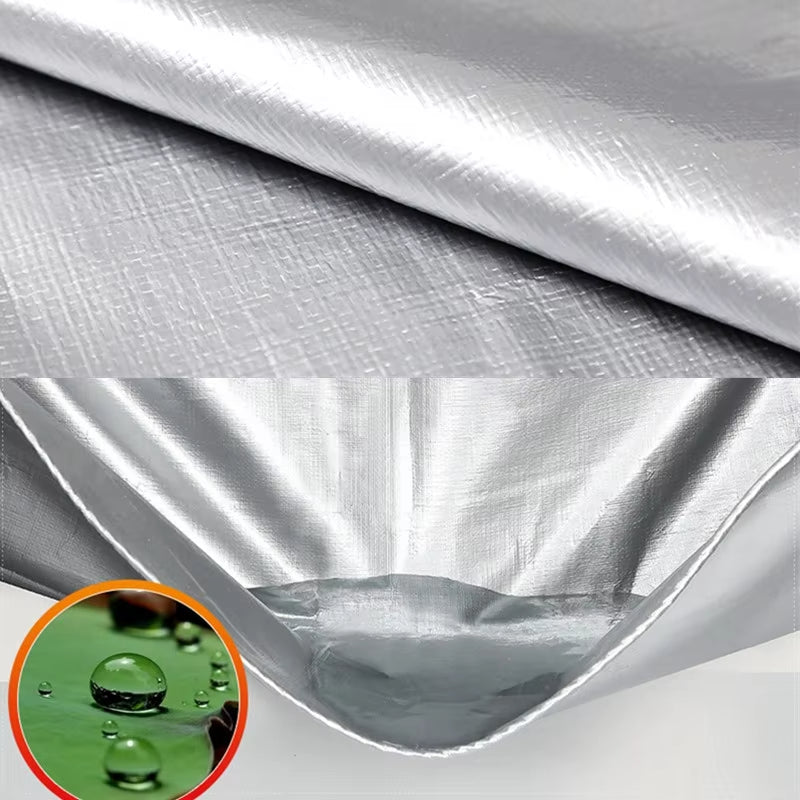 PE Tarpaulin Camping Tent Waterproof Groundsheet Garden Furniture Rainproof Cover Pergolas Canopy Awnings Sun Shelter