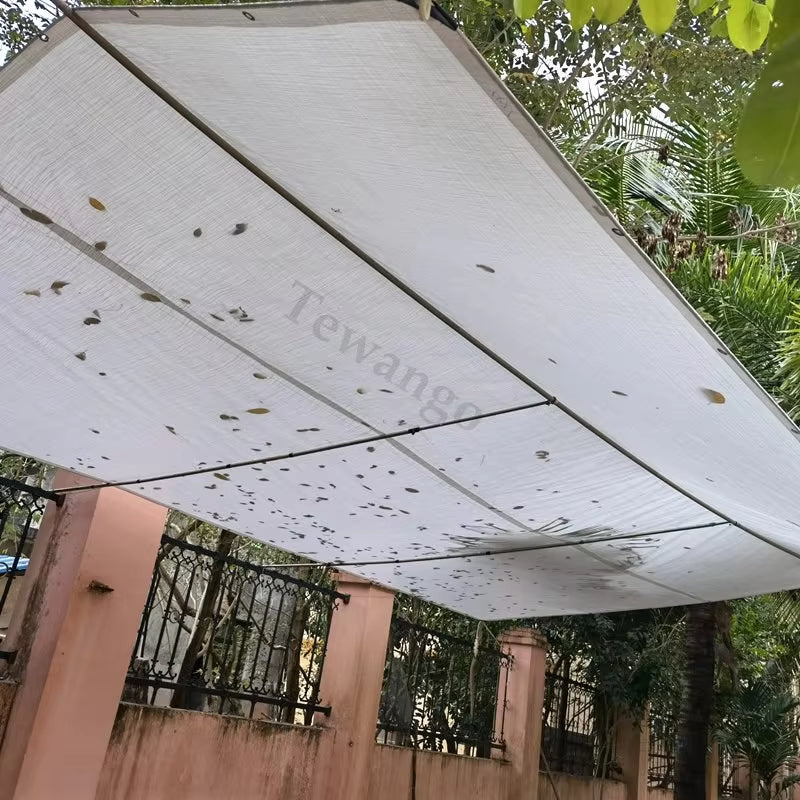 230GSM Outdoor Waterproof White PE Tarpaulin Garden Gazebo Canopy Awnings Furniture Car Cover Camping Tent Rain Fly Tarp