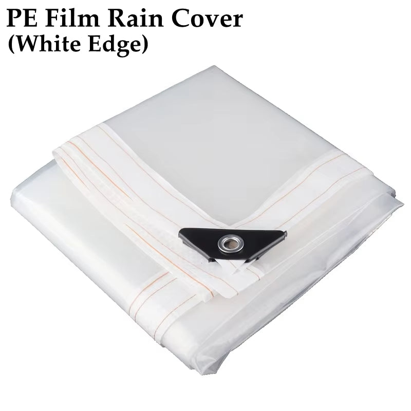 Customize Transparent PE Film Tarpaulin Garden Succulent Plants Rain Shelter Waterproof PE Tarp Cover