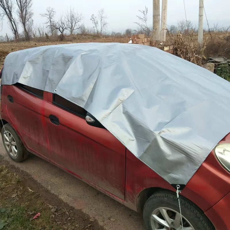 PE Tarpaulin Camping Tent Waterproof Groundsheet Garden Furniture Rainproof Cover Pergolas Canopy Awnings Sun Shelter