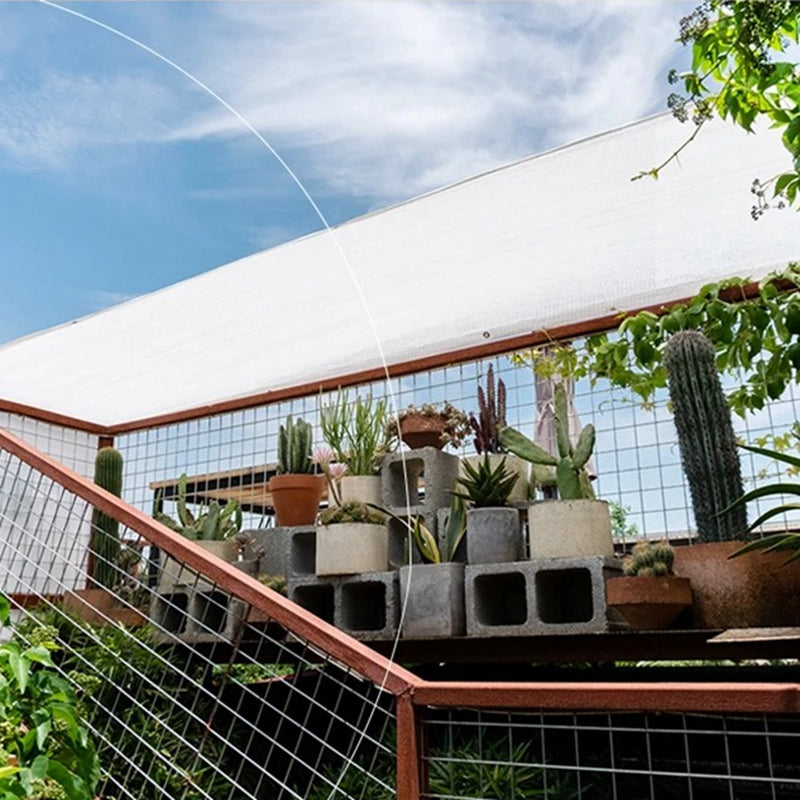 Mono 50% Shading 5~7 Years Lifespan Anti-UV HDPE Sun Shade Net Home Garden Plants Cover Mesh Outdoor Sunshade Net