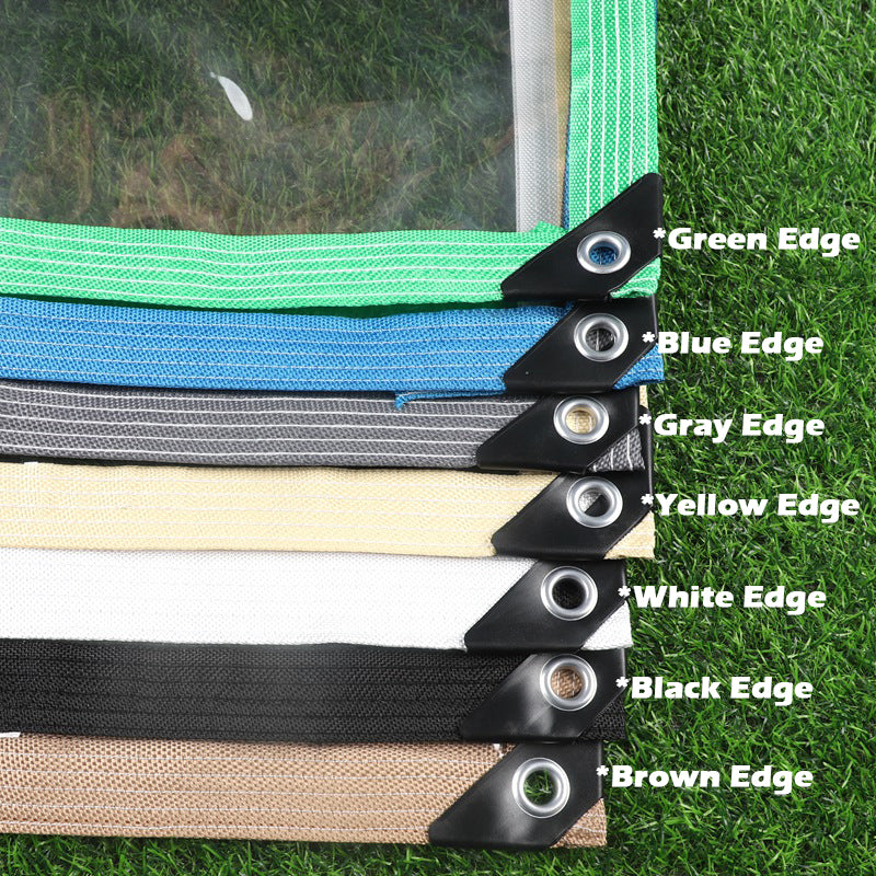 99.99% Transparent PVC Tarpaulin with Zipper High Clear Gazebo Tarps Screen Patio Enclosure Tent Door Waterproof PVC Curtain