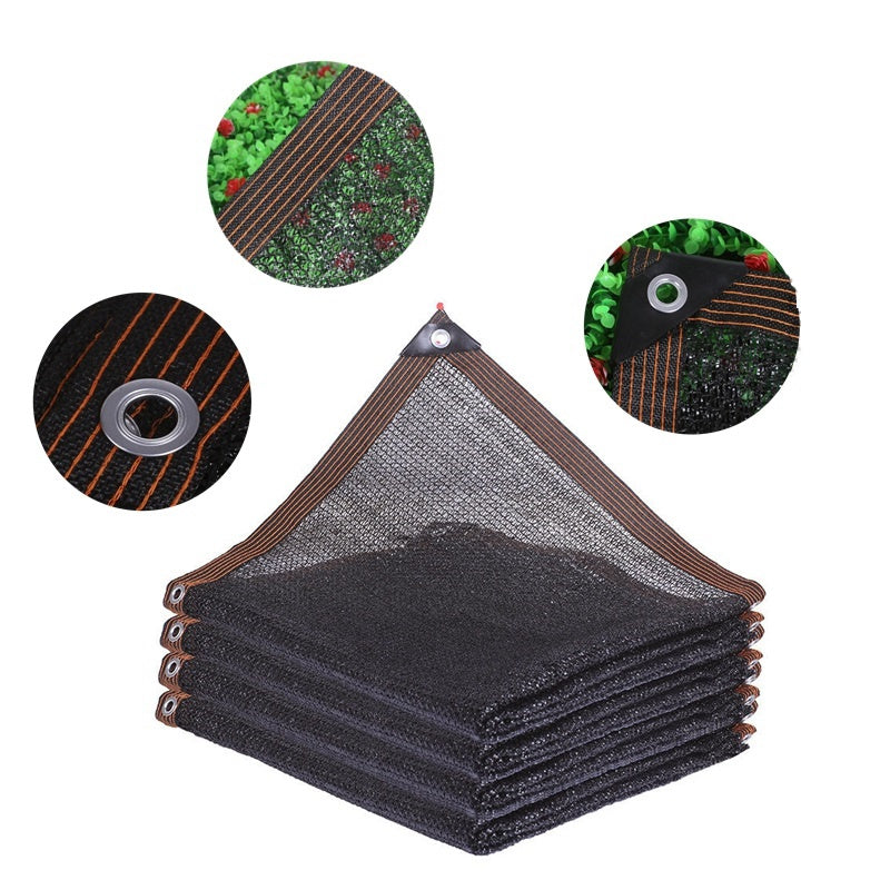 3 Pin Black HDPE Sun Shade Cloth 40-50% UV Block Greenhouse Patio Fence Privacy Screen