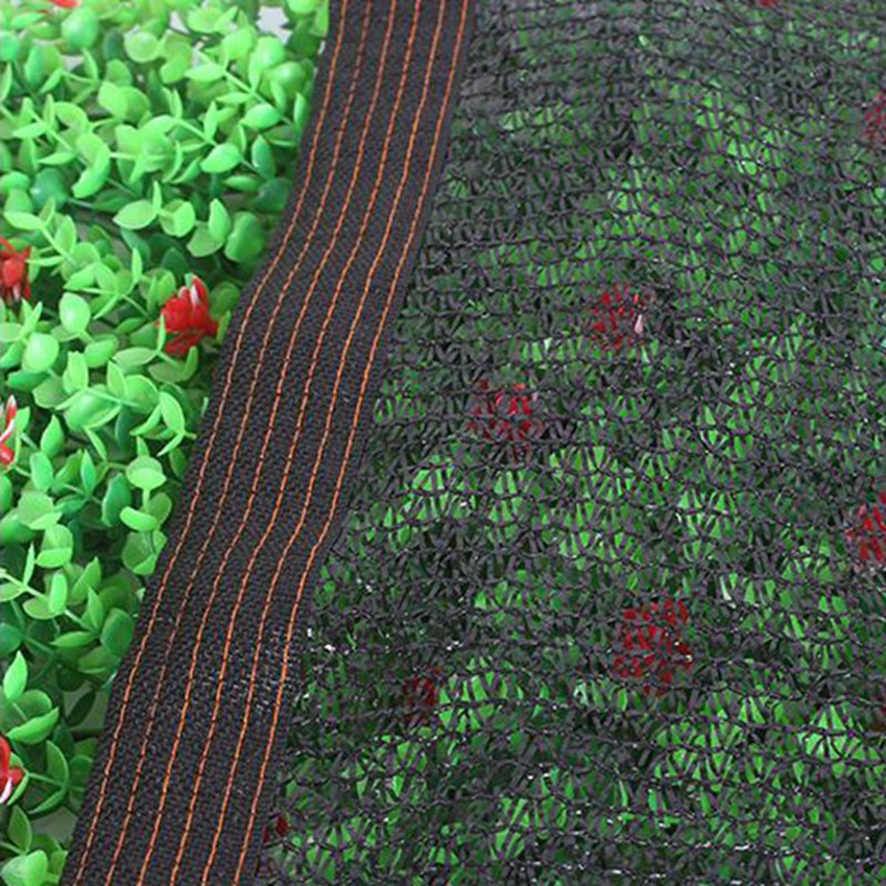 3 Pin Black HDPE Sun Shade Cloth 40-50% UV Block Greenhouse Patio Fence Privacy Screen