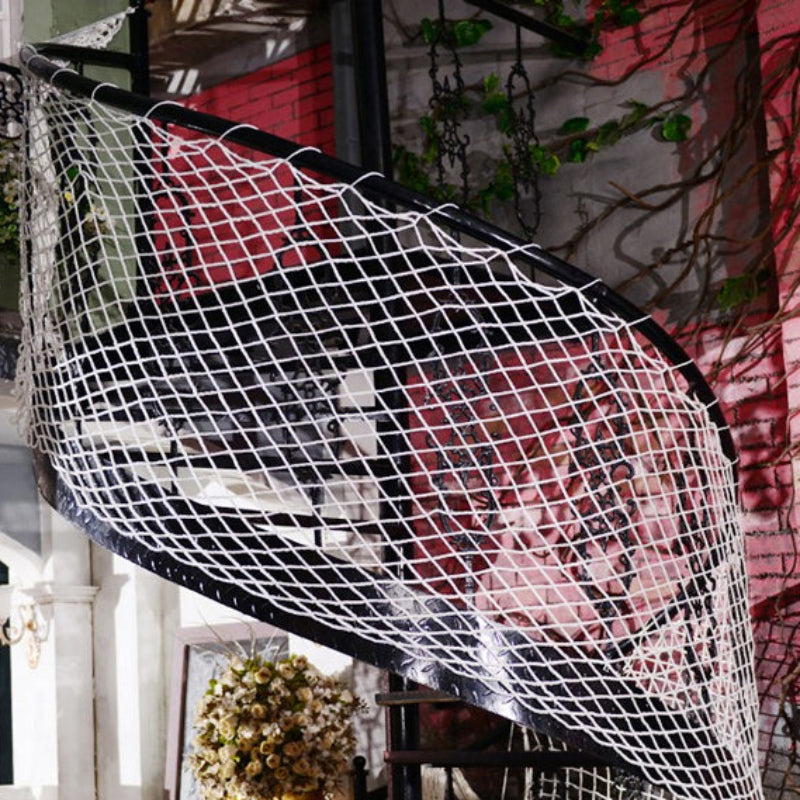 Customizable 6mm Knotless Net Children's Playground Safety Fence No Knot Trampoline Netting Stairs Anti Fall Mesh