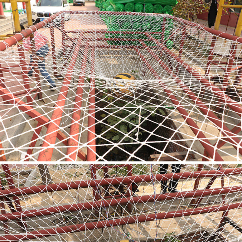 Customizable 6mm Knotless Net Children's Playground Safety Fence No Knot Trampoline Netting Stairs Anti Fall Mesh
