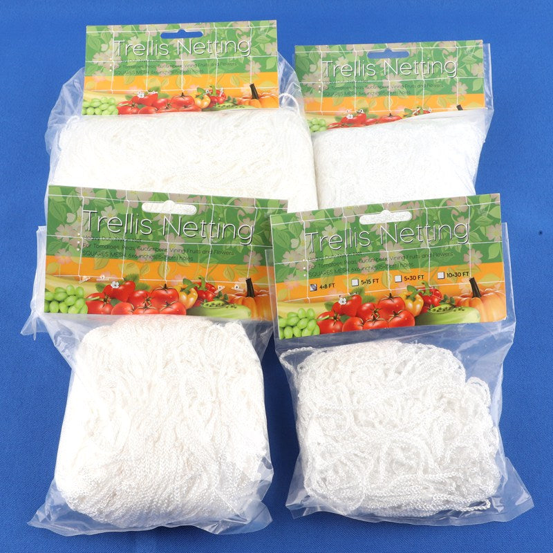 2pcs Heavy Duty Polyester Plant Trellis Netting Garden Support Vine Plants Climbing Net Hydroponics Garden Net