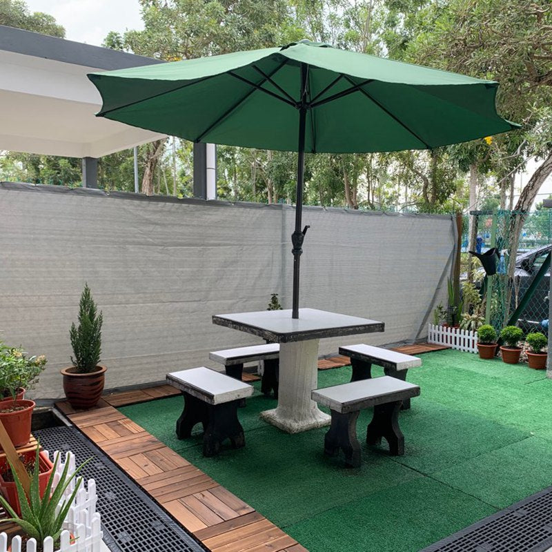 95% Shade Rate Outdoor Gazebos UV Block Grey HDPE Sun Shade Net Garden Fence Balcony Screen Terrace Privacy Netting