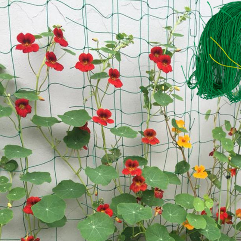 2pcs Garden Plants Climbing Net Plastic & Nylon Net Morning Glory Flower Vine Netting Support Net Grow Net Holder Trellis Netting