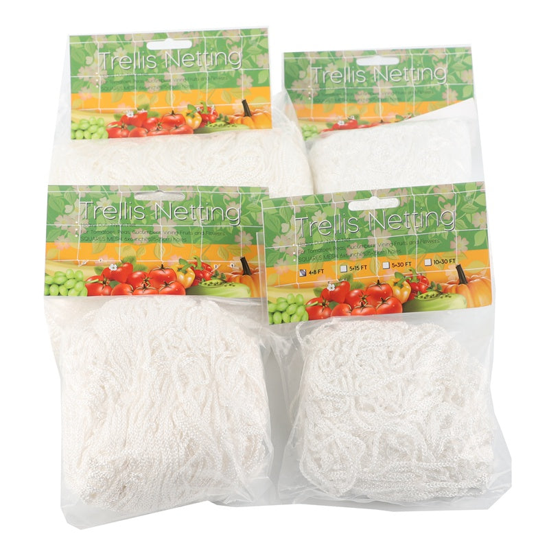 2pcs Heavy Duty Polyester Plant Trellis Netting Garden Support Vine Plants Climbing Net Hydroponics Garden Net