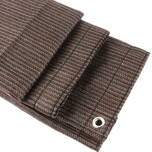 96% Shading Thicken Outdoor Anti-UV Coffee Brown Sun Shade Net Gazebos Camping Tent Sunshade Sails Balcony Privacy Screen Garden Fence Netting