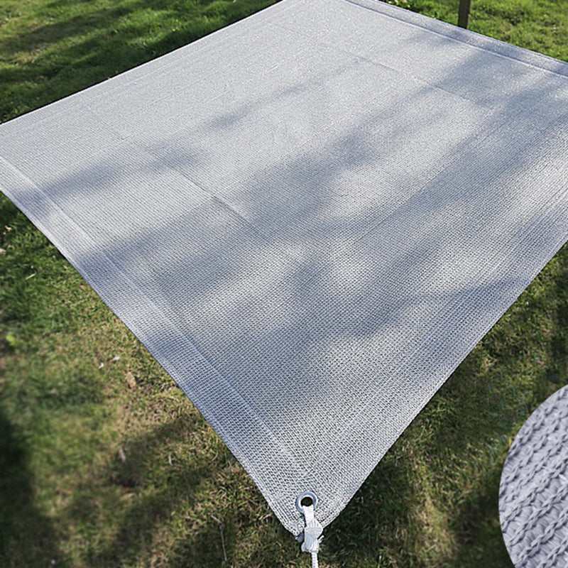 95% Shade Rate Outdoor Gazebos UV Block Grey HDPE Sun Shade Net Garden Fence Balcony Screen Terrace Privacy Netting
