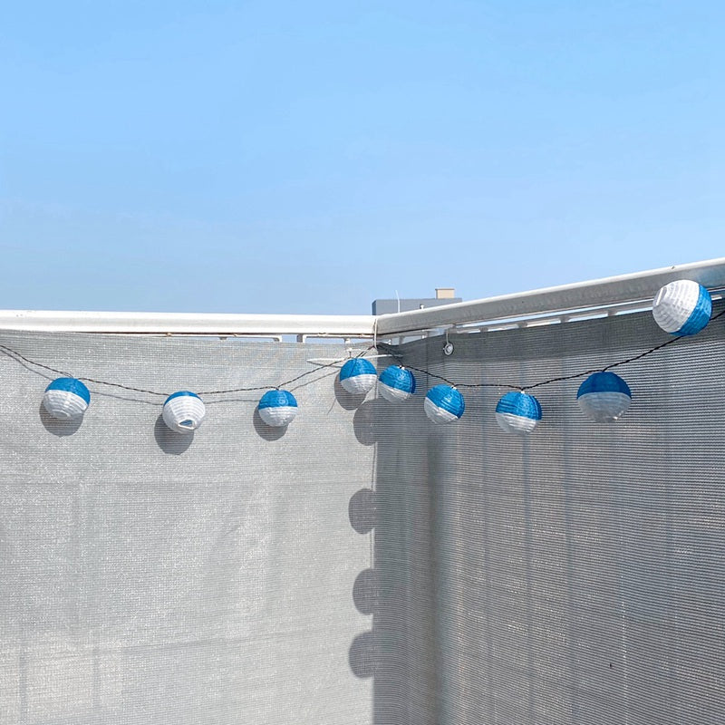 95% Shade Rate Outdoor Gazebos UV Block Grey HDPE Sun Shade Net Garden Fence Balcony Screen Terrace Privacy Netting